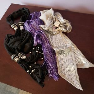 Assorted scarves